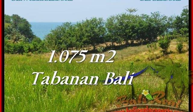 JUAL TANAH MURAH di TABANAN BALI 1,075 m2 View Laut dan Gunung