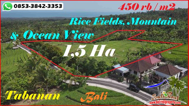 JUAL TANAH MURAH di TABANAN BALI TJTB600